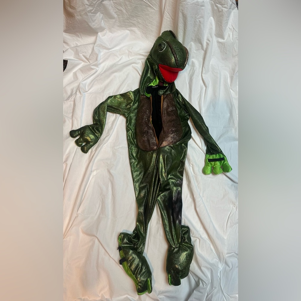 Kids Green Lizard / Geico Costume - Brand Unknown